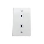 PLACA 02 JACK USB-C V3.2 ANGULO RECTO - NETCOM - Imagen 3